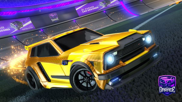 A Rocket League car design from LeHei21