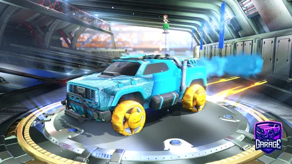 A Rocket League car design from xWILSONx