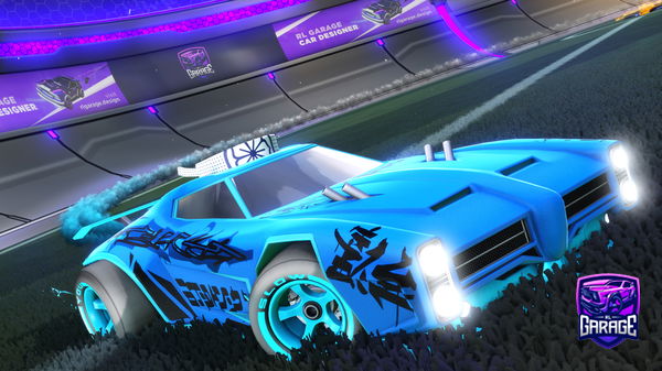 A Rocket League car design from Amnazzia