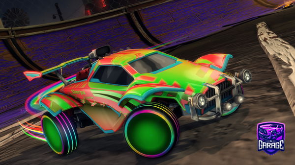 A Rocket League car design from DiegutchoRL