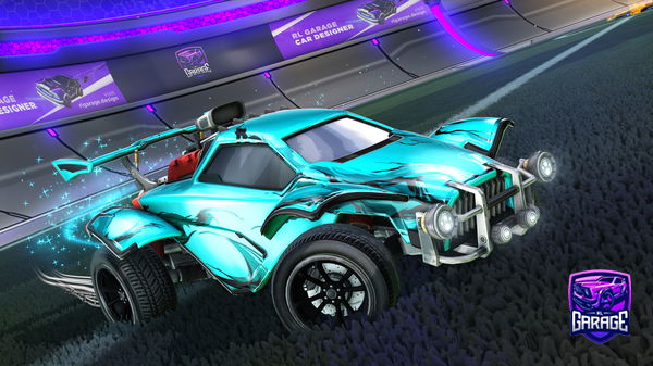 A Rocket League car design from smilingrn