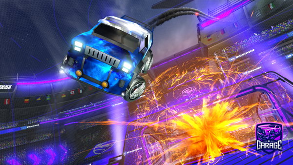 A Rocket League car design from IkBenCooler