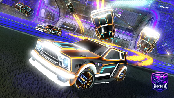 A Rocket League car design from Hudsonite