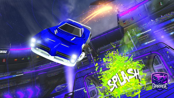 A Rocket League car design from YTWacky21