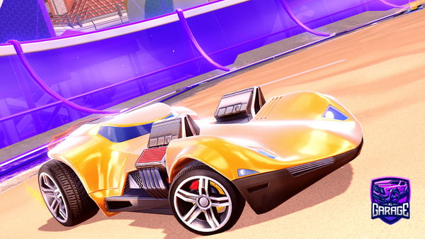 A Rocket League car design from VincillaPepsi