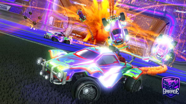 A Rocket League car design from matchbanana