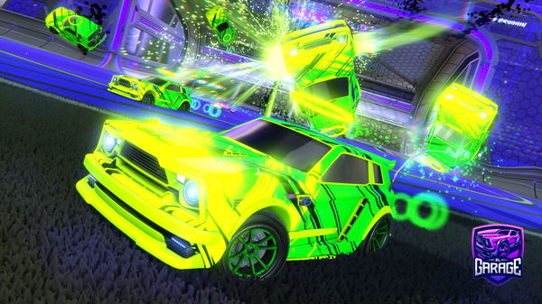 A Rocket League car design from cheesfood