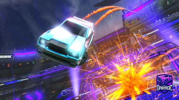 A Rocket League car design from yyyyyuuii