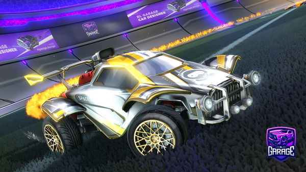 A Rocket League car design from DesirousVoice84