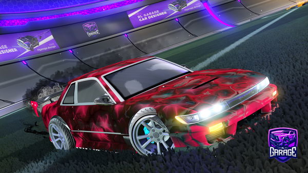 A Rocket League car design from BarrX2