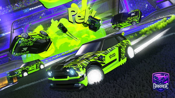 A Rocket League car design from Nerfado