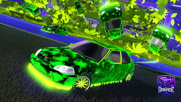 A Rocket League car design from Sashimimix