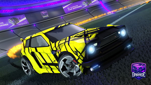 A Rocket League car design from Blitzy429