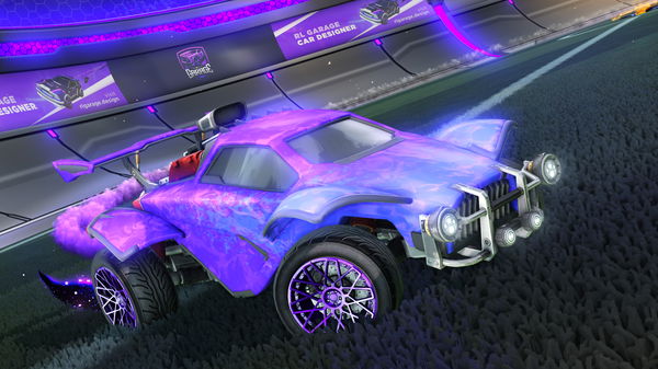 A Rocket League car design from 2K26