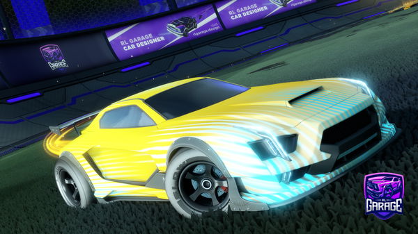 A Rocket League car design from BlackPufferfish