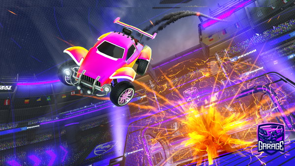 A Rocket League car design from P03sB0i