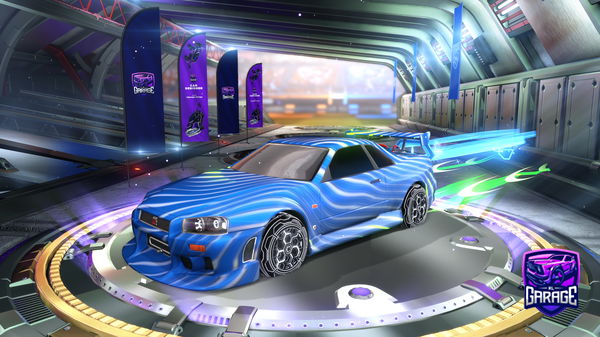 A Rocket League car design from hr18