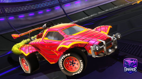 A Rocket League car design from stormkill