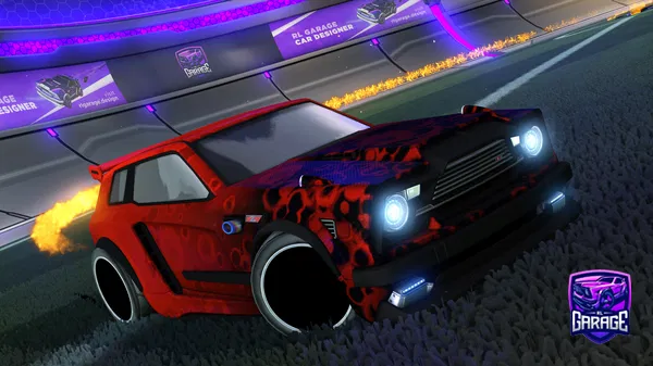 A Rocket League car design from besede