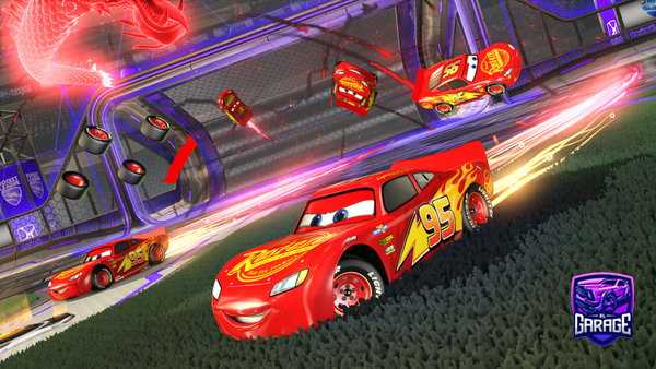 A Rocket League car design from HJFRM22