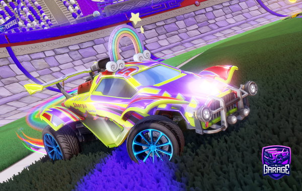 A Rocket League car design from Map1e