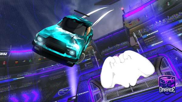 A Rocket League car design from GarrettPS4