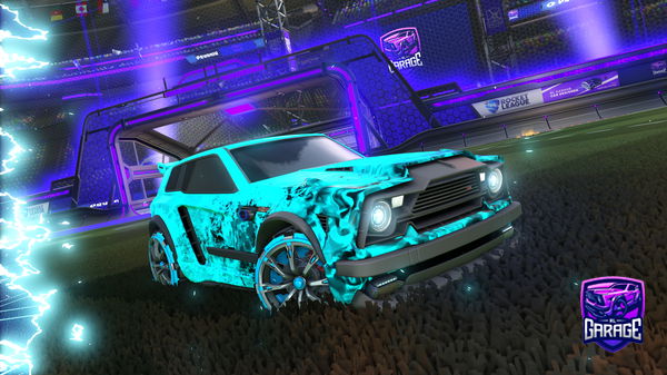 A Rocket League car design from Xbreaker