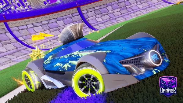 A Rocket League car design from DRAGONSLAYER8091