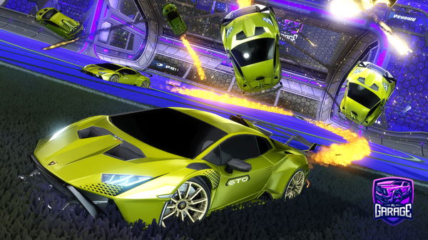 A Rocket League car design from AwesomeLynk2