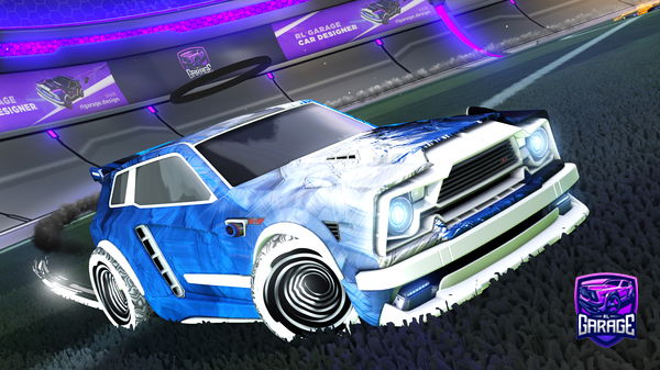 A Rocket League car design from Skywalker7948