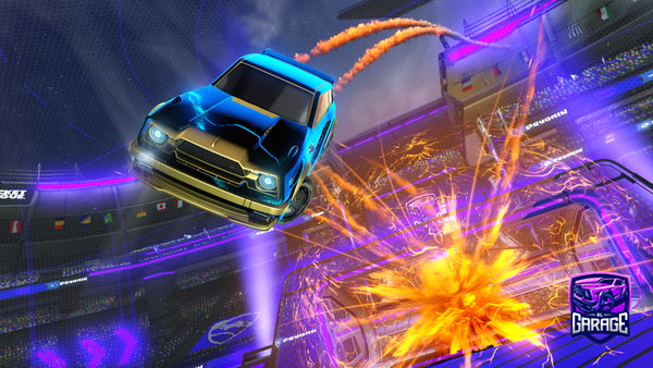 A Rocket League car design from hqssan