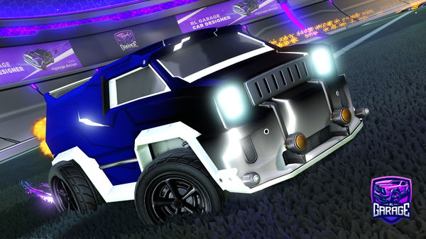 A Rocket League car design from Orbit_Raid