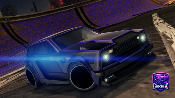 A Rocket League car design from Rhyotoxy