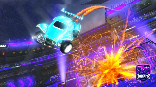 A Rocket League car design from fxdi