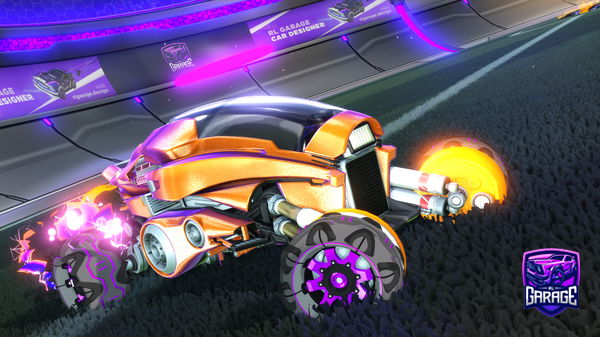 A Rocket League car design from dieguilin