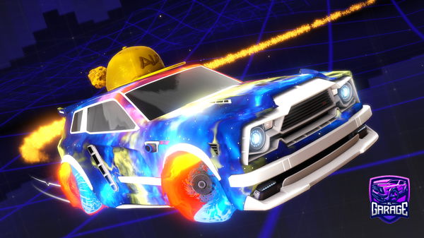 A Rocket League car design from xxxsgorxxx