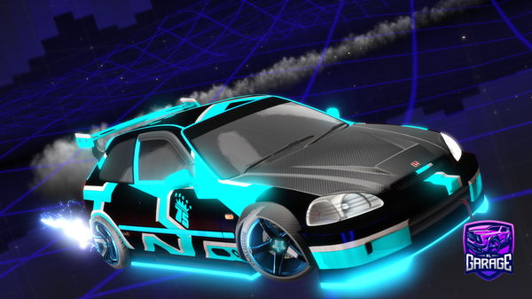 A Rocket League car design from EnekoTwistyMisty