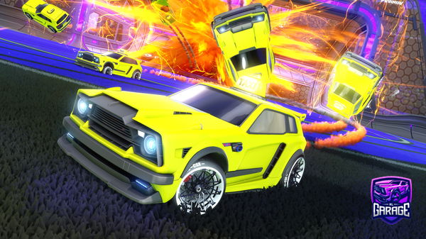 A Rocket League car design from Dude1556