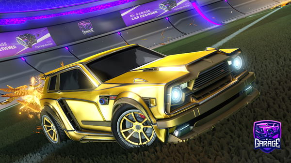 A Rocket League car design from Goofy_Rianneman