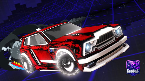 A Rocket League car design from AMGIZMO21