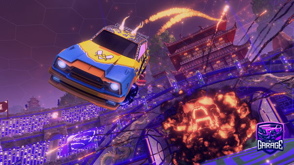 A Rocket League car design from shockingggg