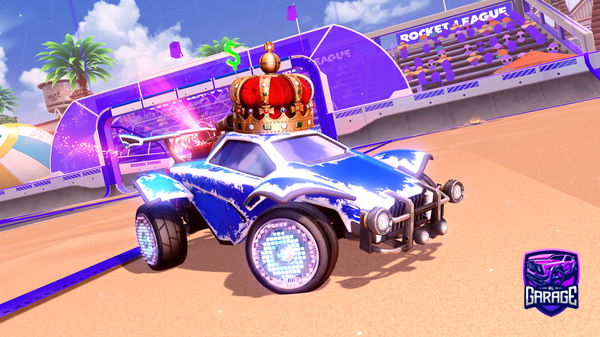 A Rocket League car design from Gold3divison4