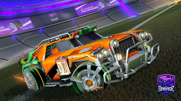 A Rocket League car design from Misha76_