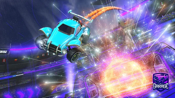 A Rocket League car design from boatfish