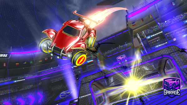 A Rocket League car design from DaMenchaRL