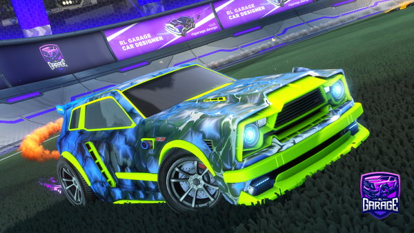 A Rocket League car design from UMARMUFEETH1214