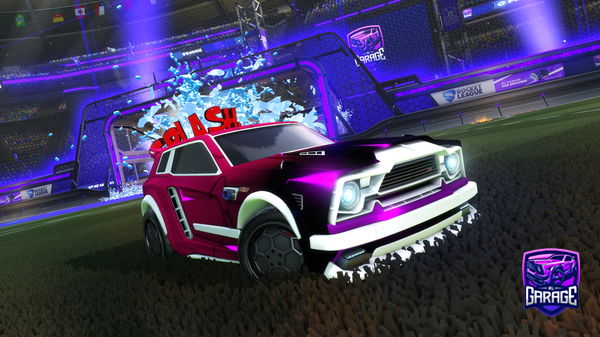 A Rocket League car design from thunderboy2708