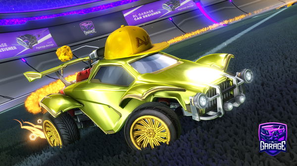 A Rocket League car design from Qjad