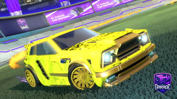 A Rocket League car design from DefinitelyTrash