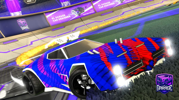 A Rocket League car design from Fernandess13